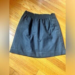J. Crew Linen Blend Skirt Size 6 Black
